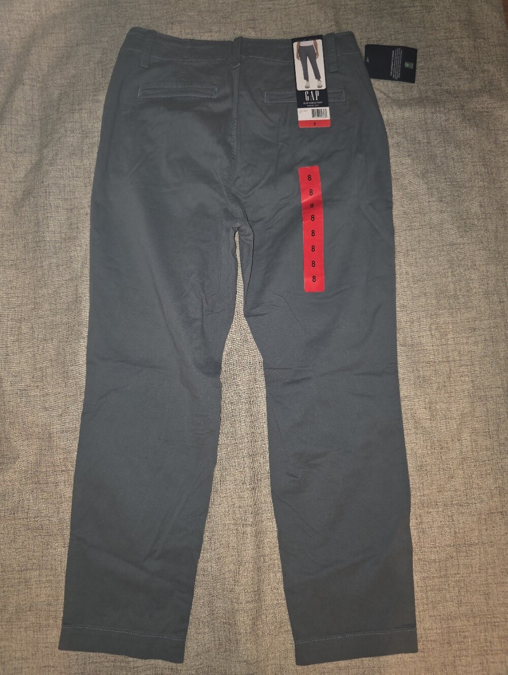 Gap Women's Stretch Cotton Slim Ankle Pants